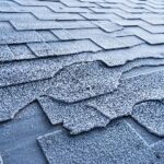 cracking roof shingles