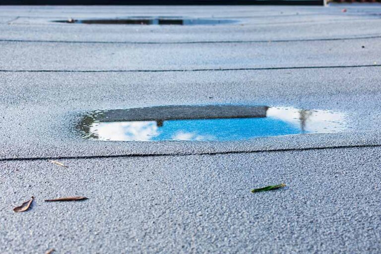 Visual Inspection for Flat Roof Problems